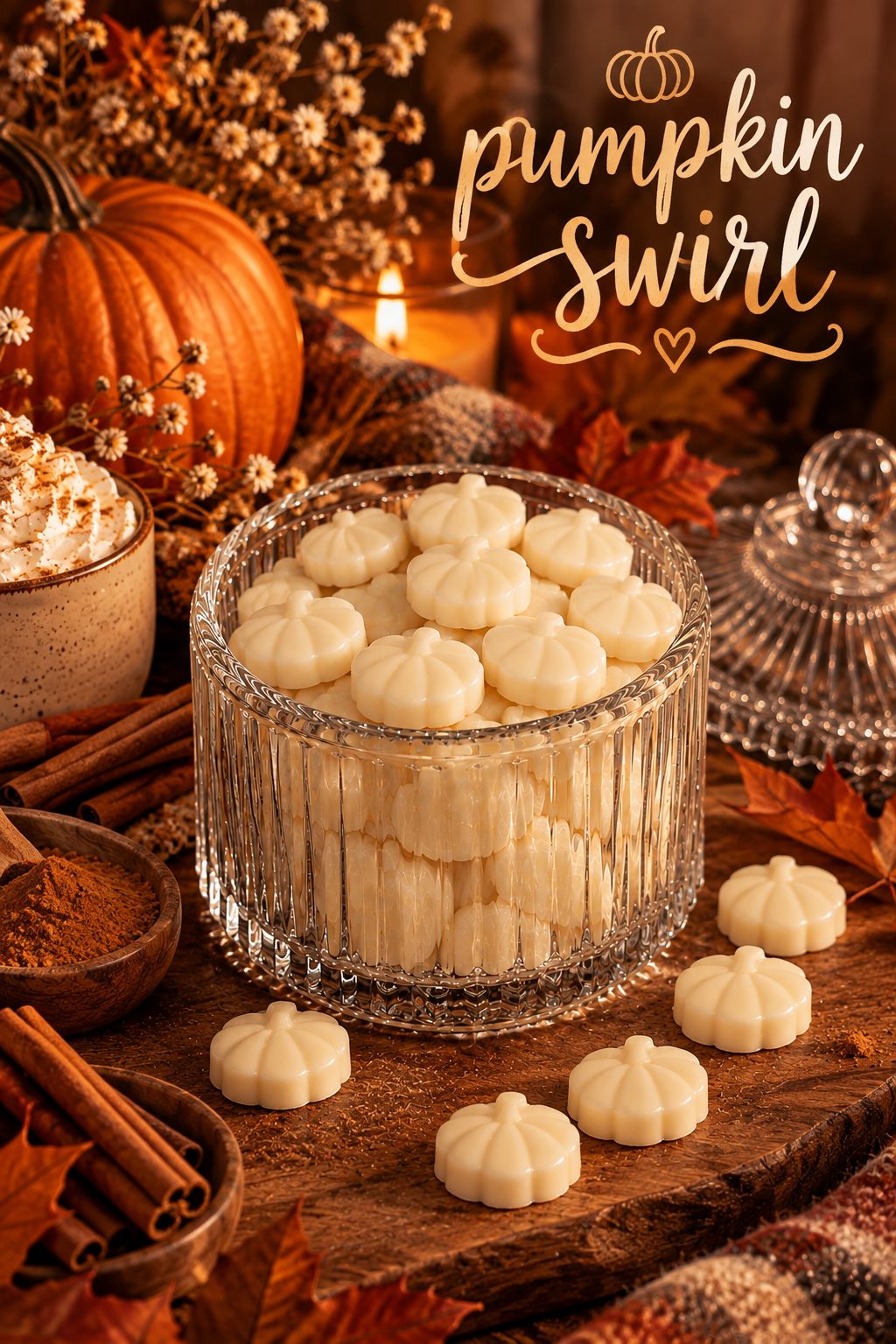 Pumpkin Swirl Wax Melt